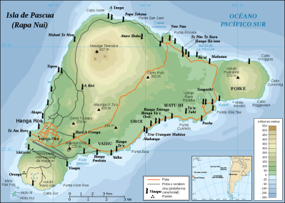 Los Moais de la Isla de Pascua tienen cuerpo!!!‏ Isladepascua-mapa